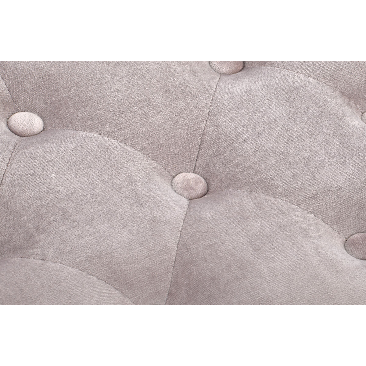 Sittpall DKD Home Decor Rosa Naturell Ljusrosa Polyester Trä Gummiträ 112 x 38 x 48 cm - 13