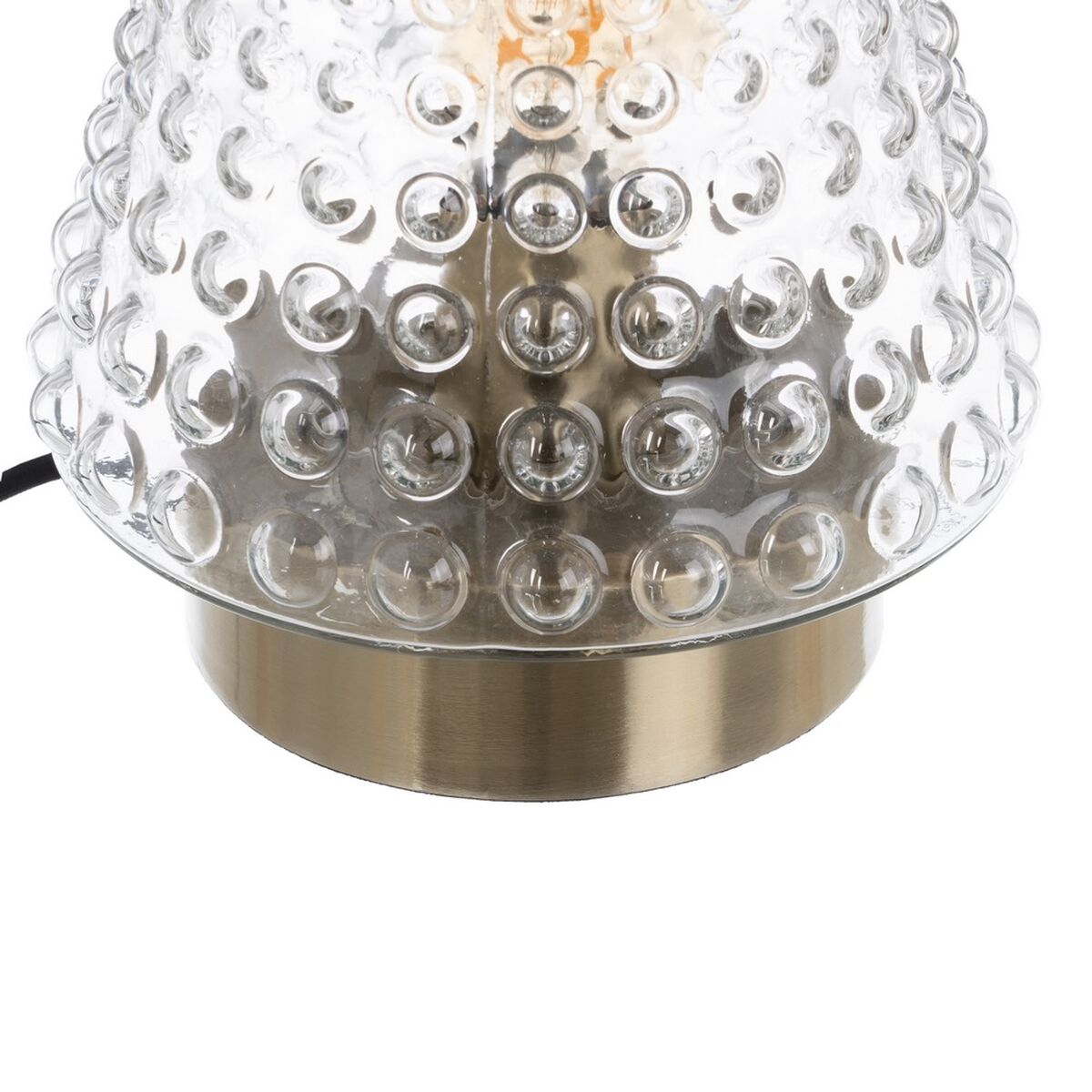 Bordslampa Gyllene Metall Glas Mässing Järn 40 W 220 V 240 V 220-240 V 18 x 18 x 23 cm - 4