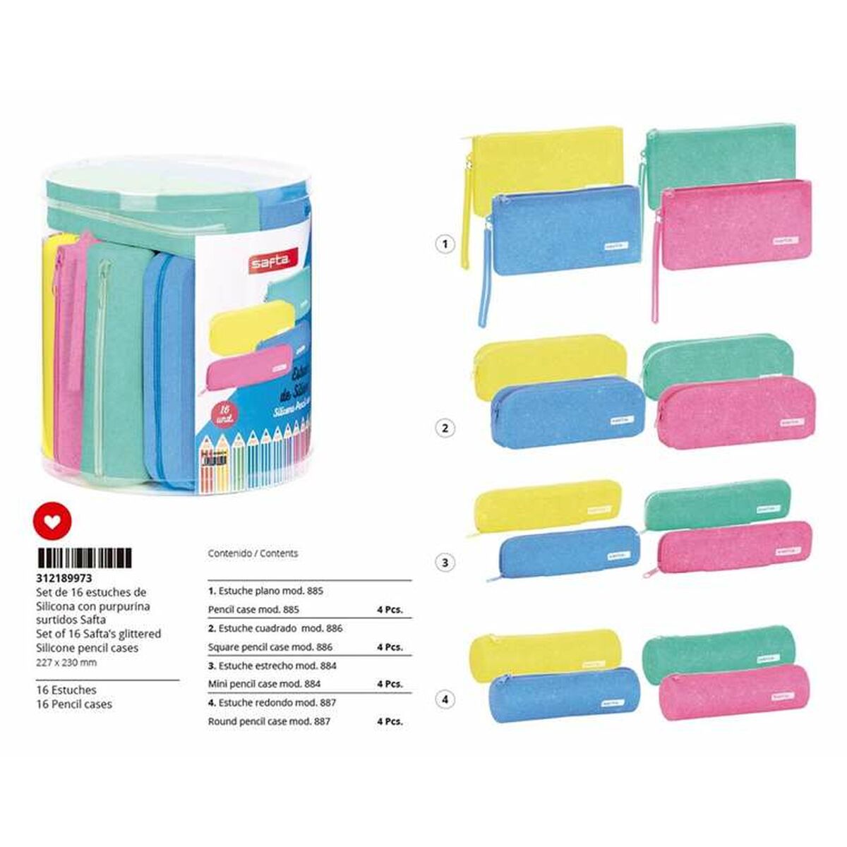 Bag Safta Blå 4 Modeller - 3