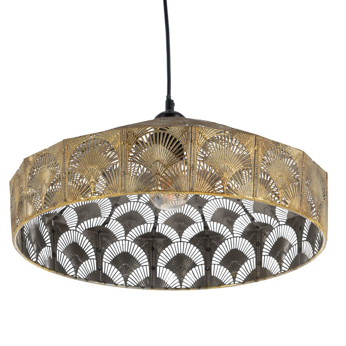 Taklampa Gyllene Silvrig Järn 220-240 V 41,5 x 41,5 x 21 cm - 7