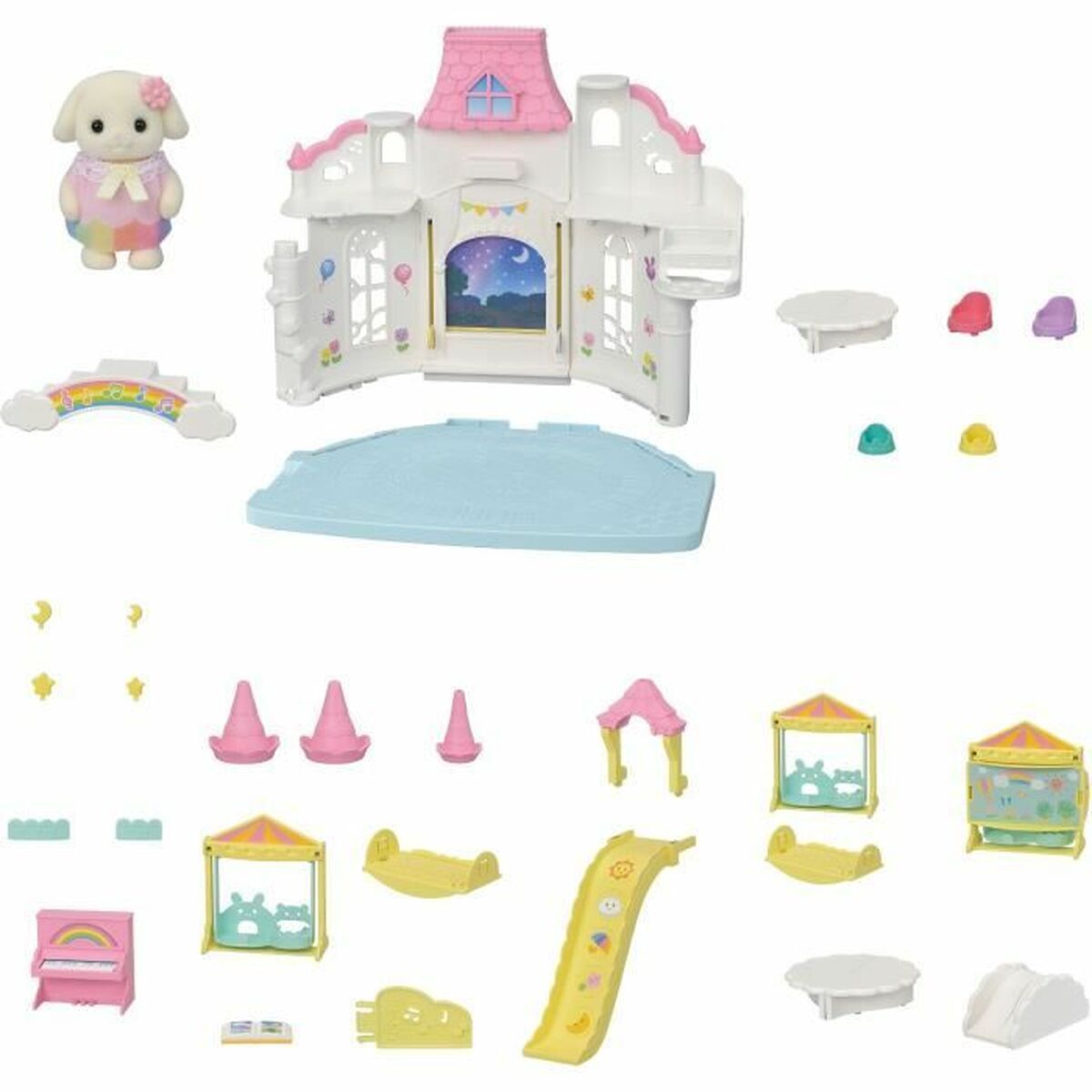 Playset Sylvanian Families 5743 Sunny Castle Nursery - 6