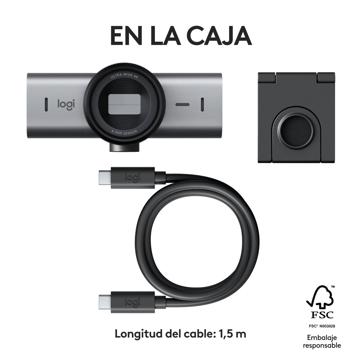 Webbkamera Logitech 960-001559 4K Ultra HD