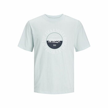 T-shirt med kortärm Herr Jack & Jones cobin Aquamarine Män