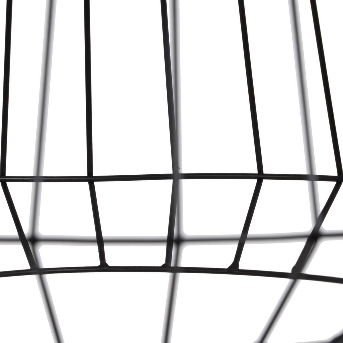 Taklampa Svart Naturell Trä Järn 220-240 V 36 x 36 cm - 5