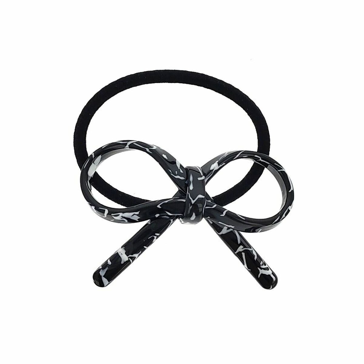 Hårband Araban Vit Svart Lasso - 2