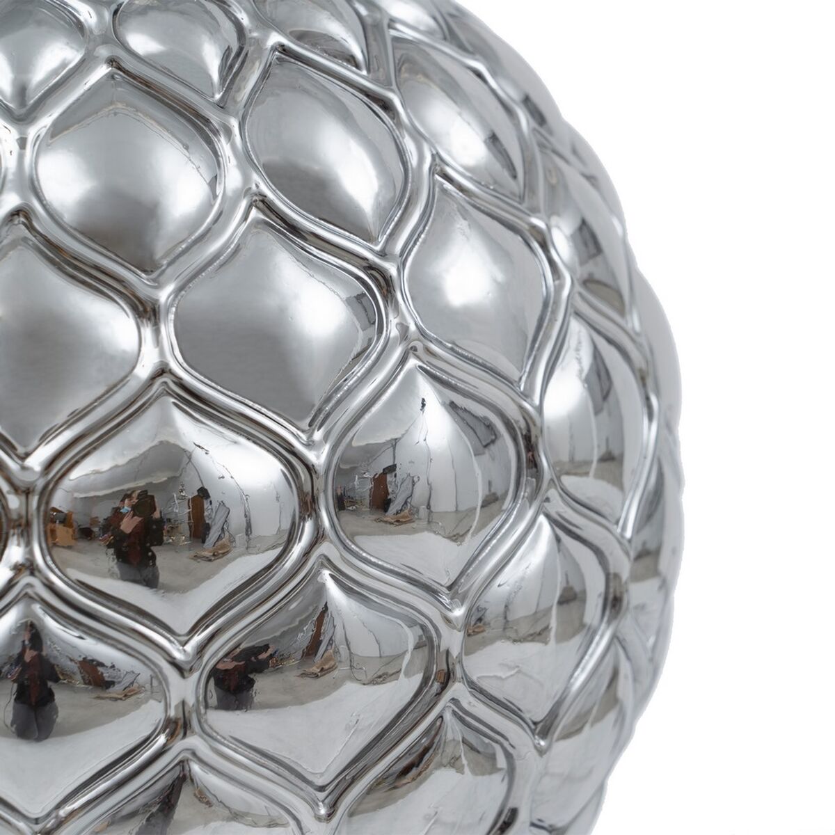 Taklampa Glas Silver Järn Ø 20 cm 23 x 23 x 21,5 cm - 4