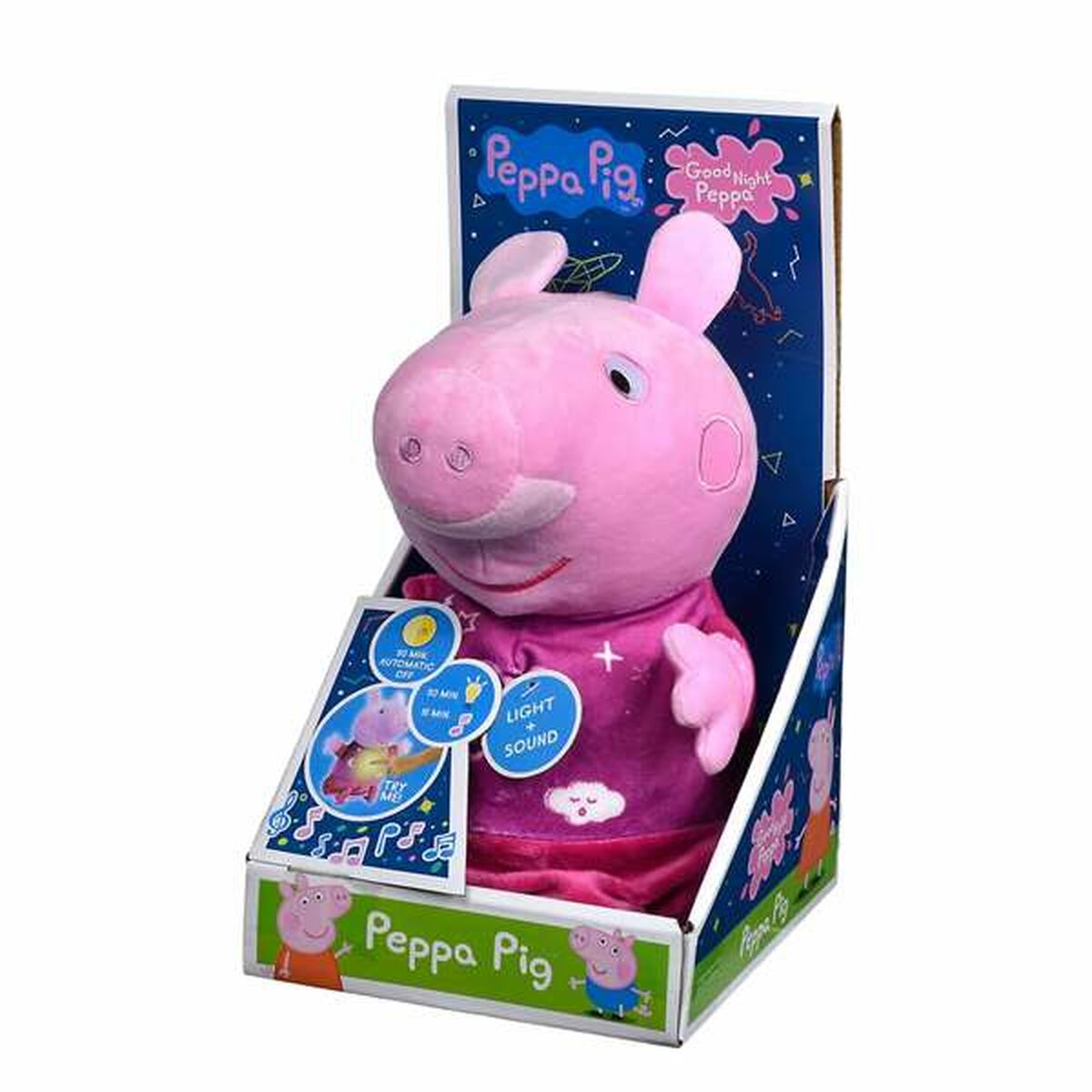 Mjukisleksak Peppa Pig 32 cm Rosa - 7