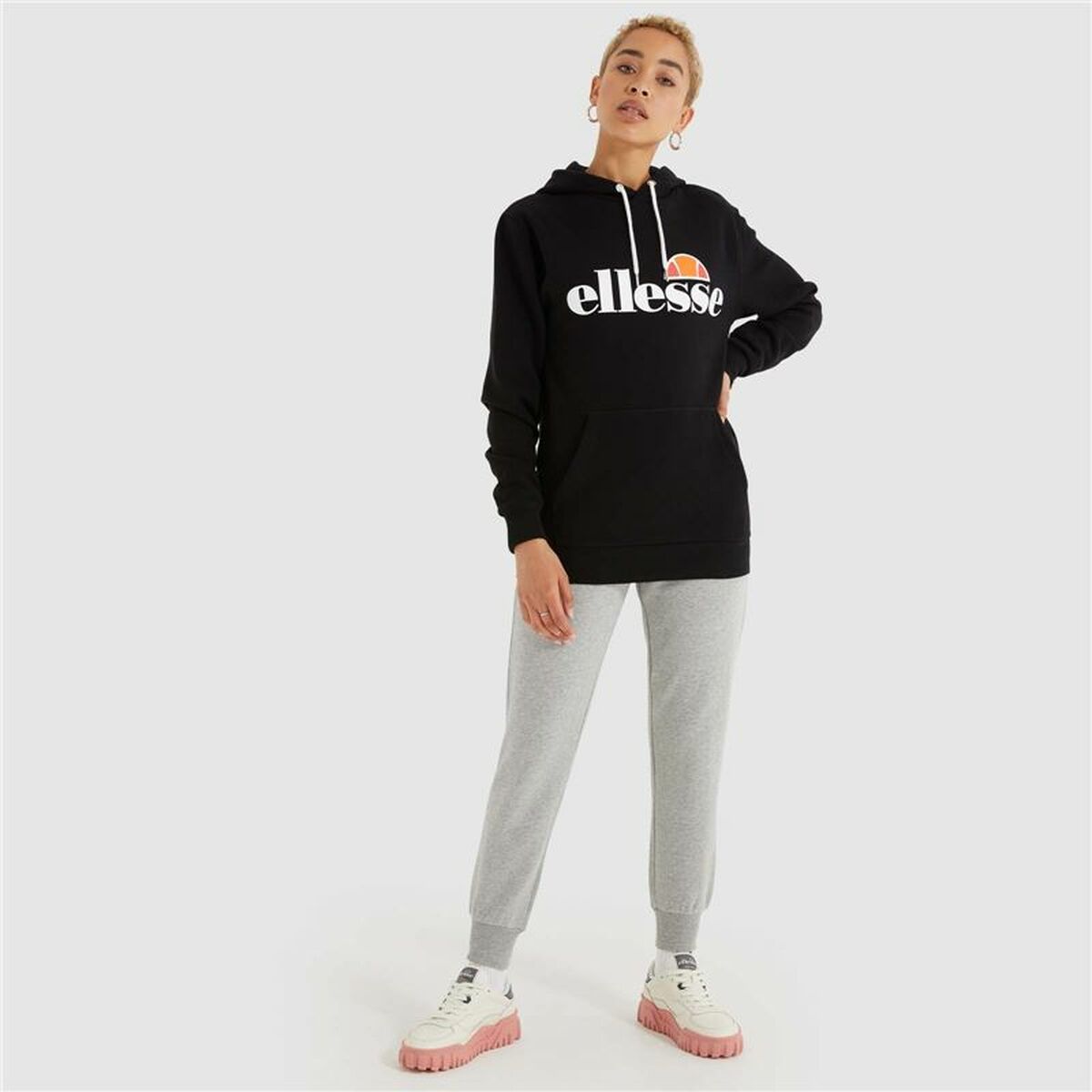 Tröja med huva Dam Ellesse Torices Svart - 4