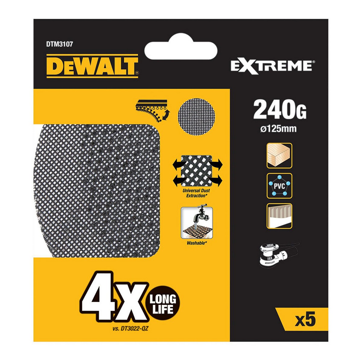 Slipblad för slipmaskin Dewalt - 6