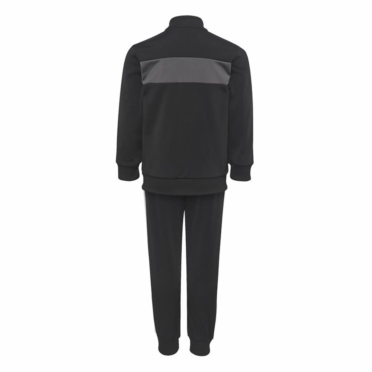 Träningsoverall, Barn Adidas Essentials Shiny 3 Stripes Svart - 8