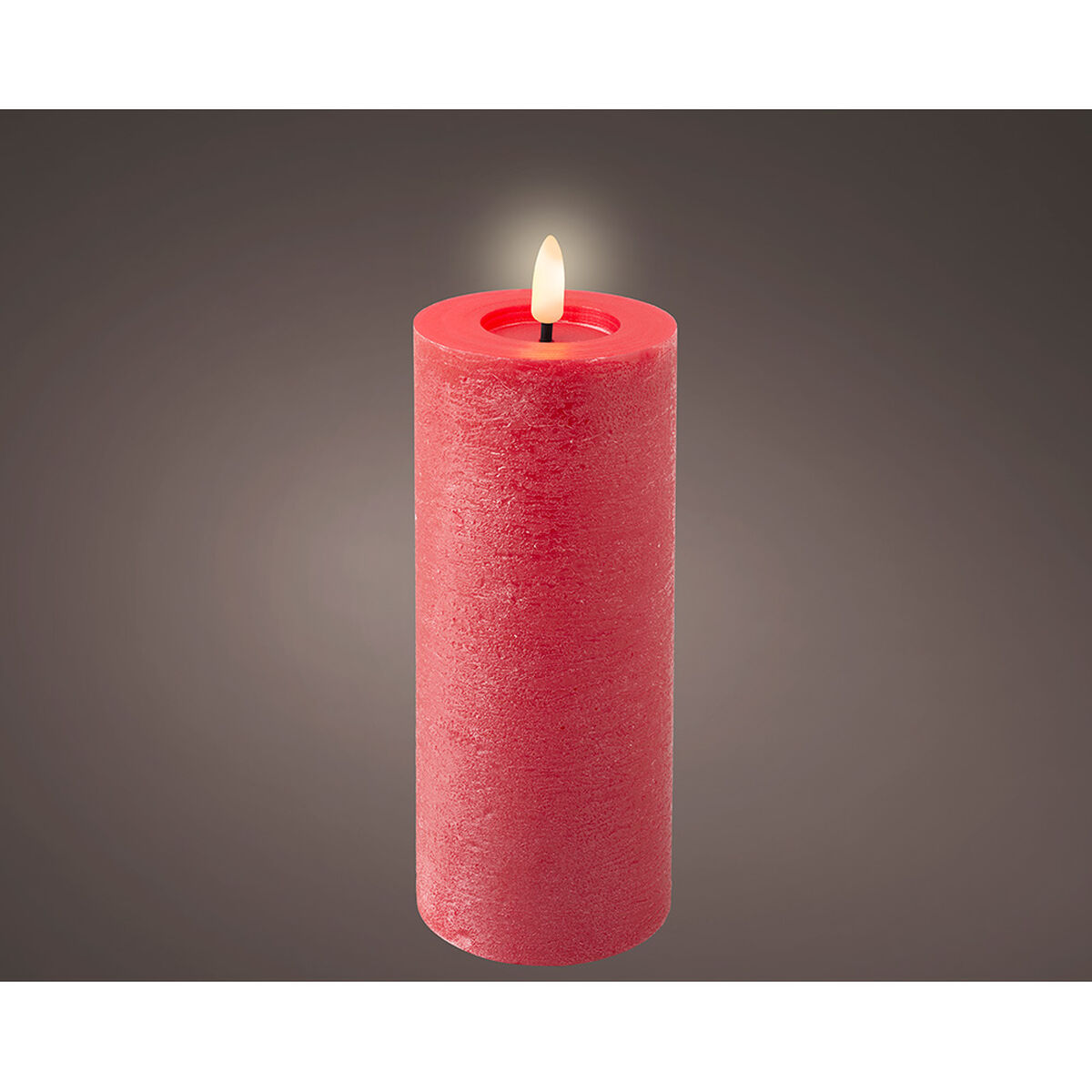 LED Ljus Lumineo Röd Ø 7 x 19 cm Rustik (AAA) - 2