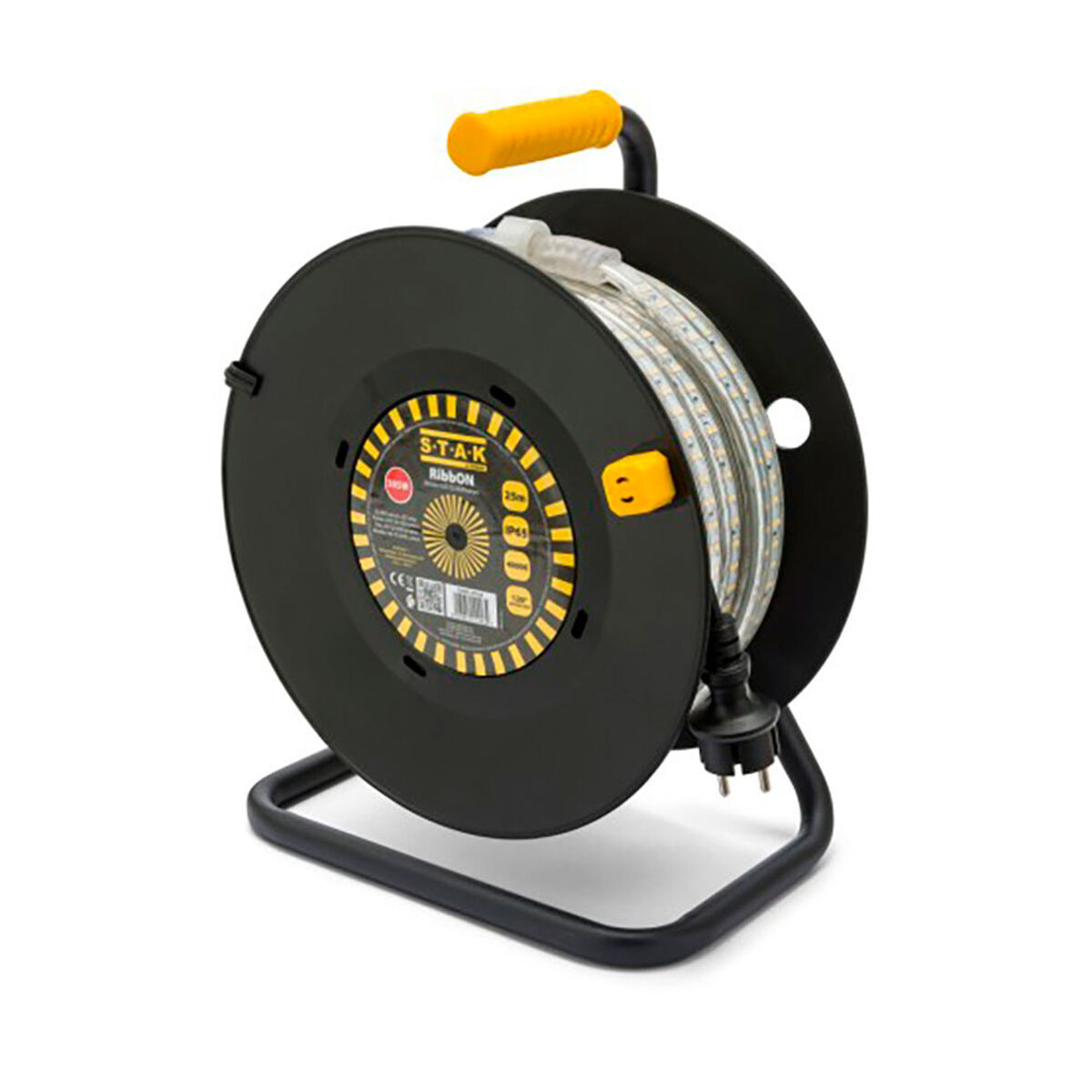 LED trakovi Stak 185 W 15 m LED Ljus 4000 K Svart Transparent - 2
