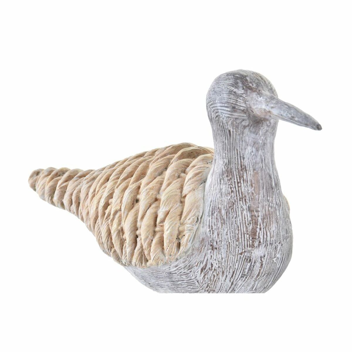 Prydnadsfigur DKD Home Decor Grå Naturell Fågel Medelhavs 23 x 9 x 26,7 cm - 6