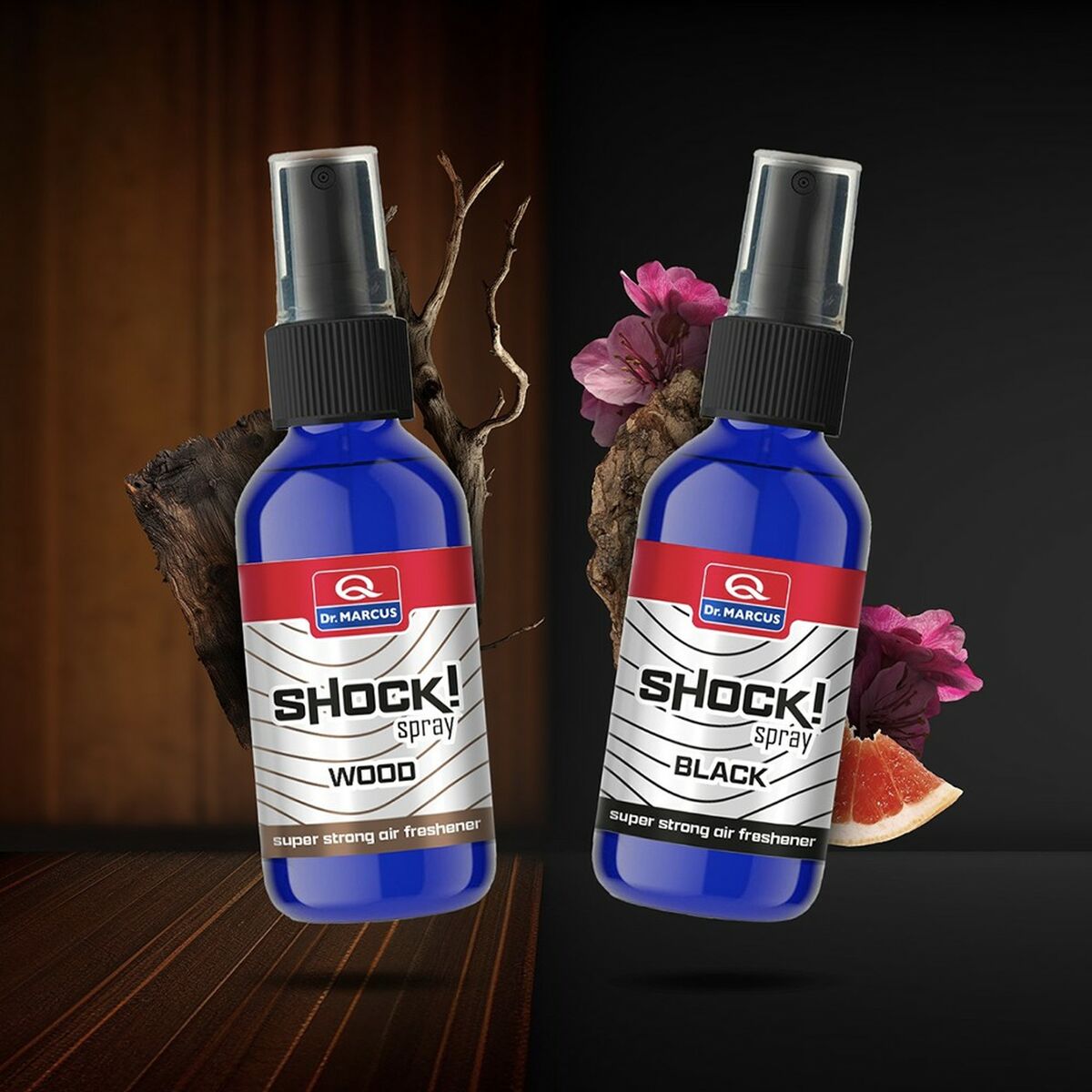 Doftspray Dr Marcus Shock Spray black 30 ml Doft Bil - 3