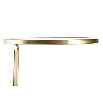 Hyllor DKD Home Decor 32,5 x 30 x 86 cm Glas Gyllene Metall