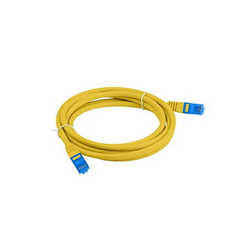 Nätkabel UTP Styv Kategori 6 Lanberg PCF6A-10CC-0300-Y Gul 3 m