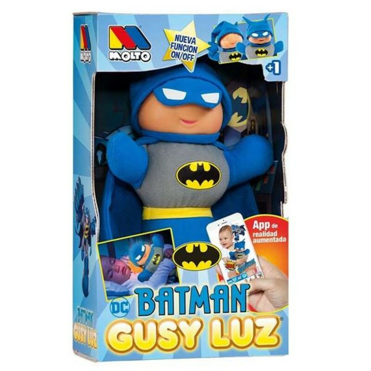 Mjukisleksak Gusy Luz Batman Moltó 15868 28 cm (28 cm) - 3