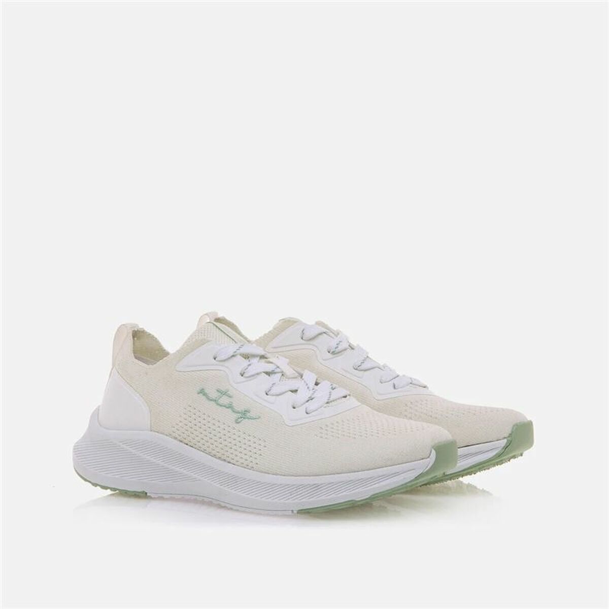 Casual Träningsskor Dam Mustang Somo Vit Beige - 6