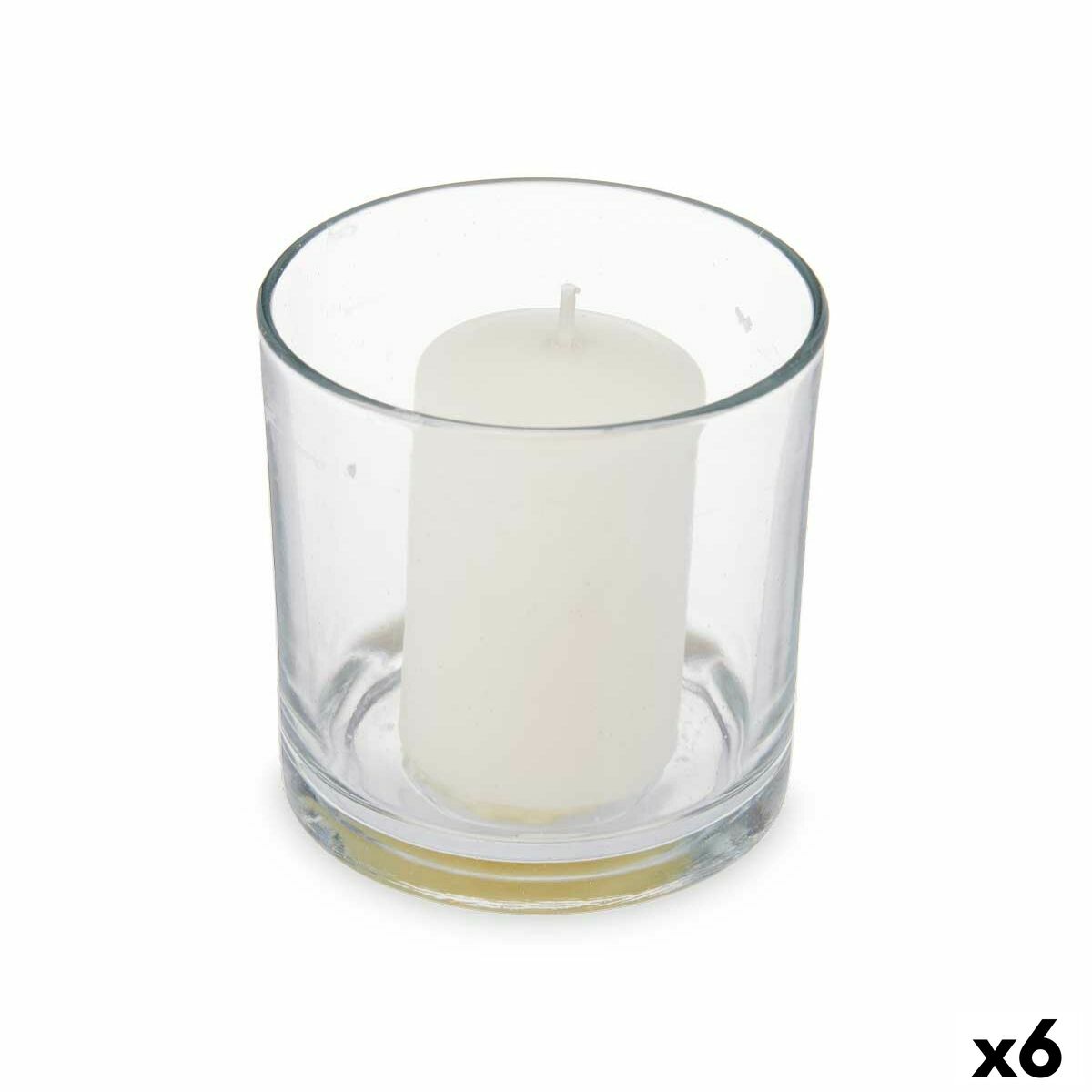 Doftljus Acorde Bomull Glas (6 antal)