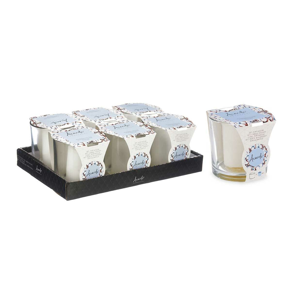 Doftljus Acorde Bomull Glas (6 antal) - 3