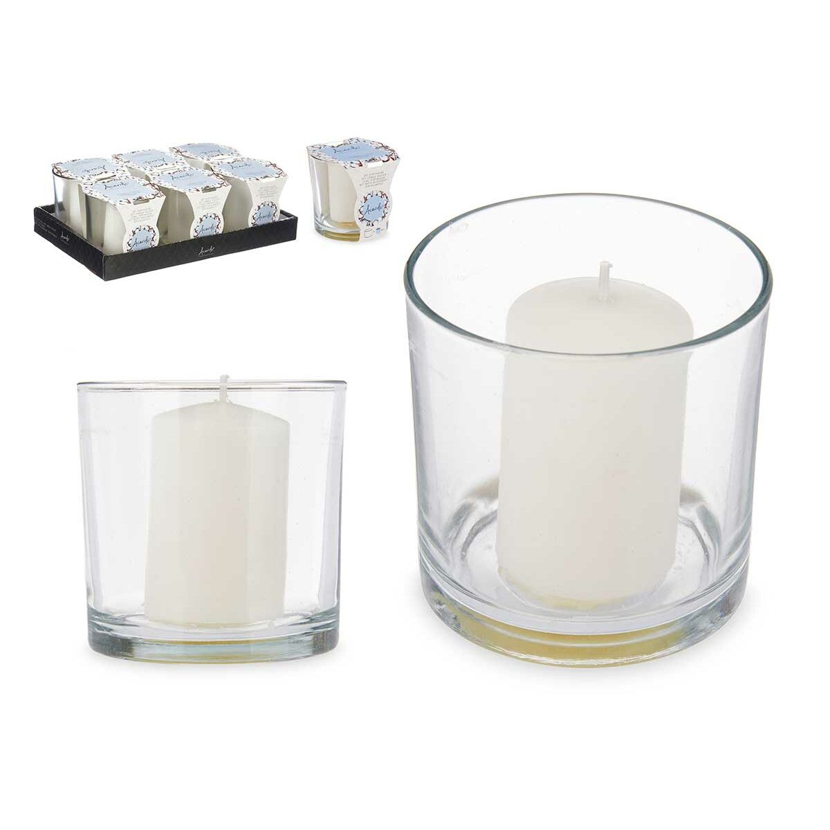 Doftljus Acorde Bomull Glas (6 antal) - 4
