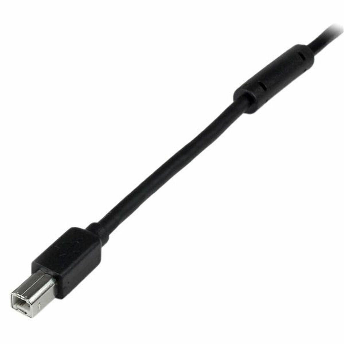 USB A till USB B Kabel Startech USB2HAB65AC          Svart - 3