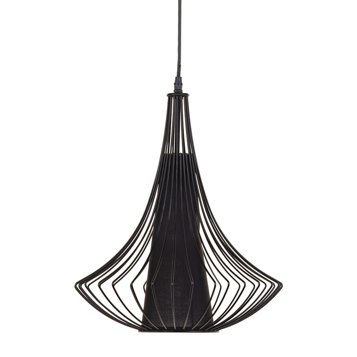 Taklampa Svart 30 x 30 x 45 cm Järn Ø 30 cm