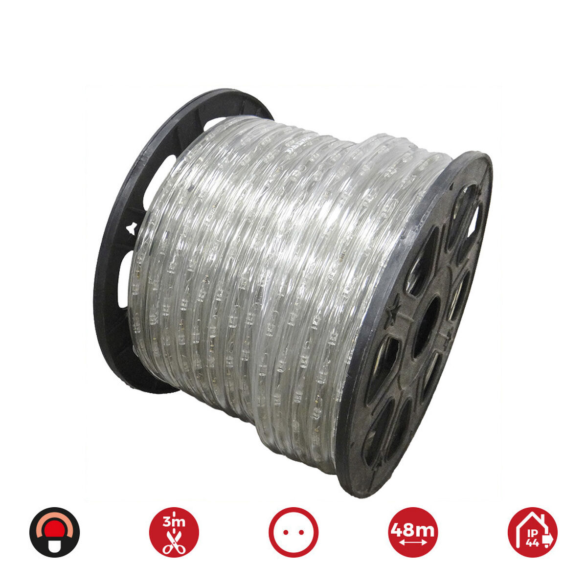 Slang LED EDM 72706 flexiLED Röd 2 håll - 3