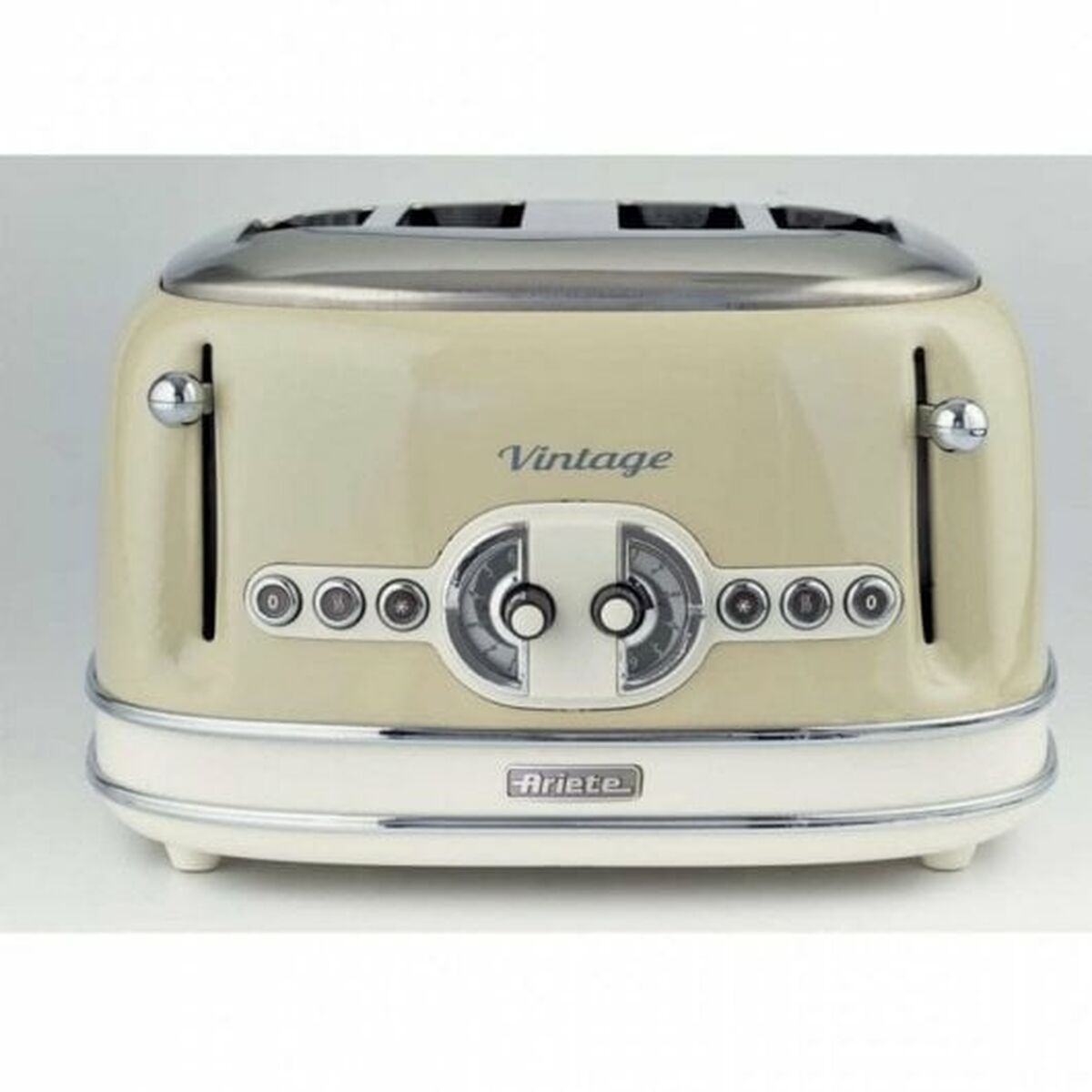 Brödrost Ariete 156/03 1600 W Beige 4 stycken Vintage - 2