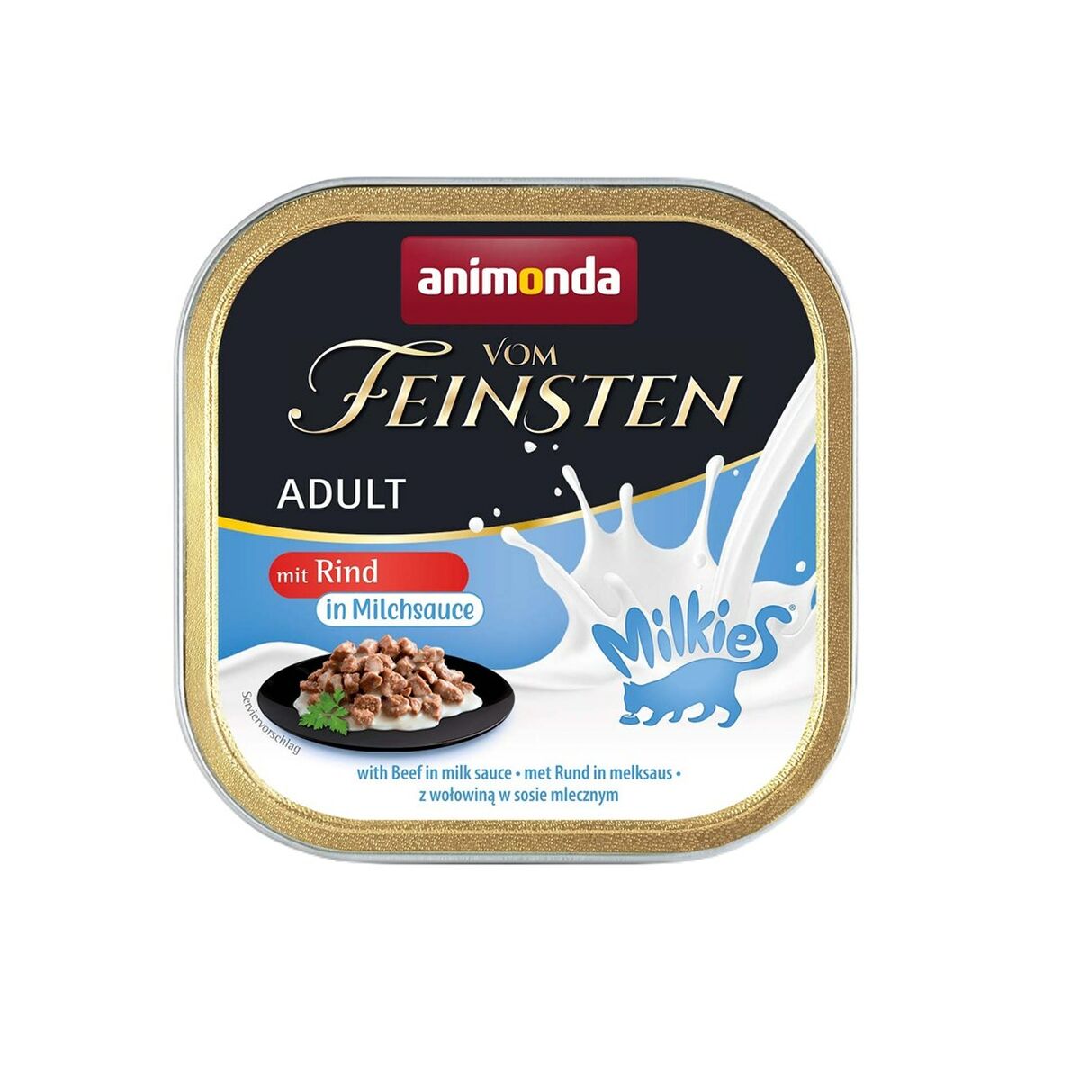 Kattmat Animonda Vom Feinsten Adult Milkies Beef Nötkött 100 g