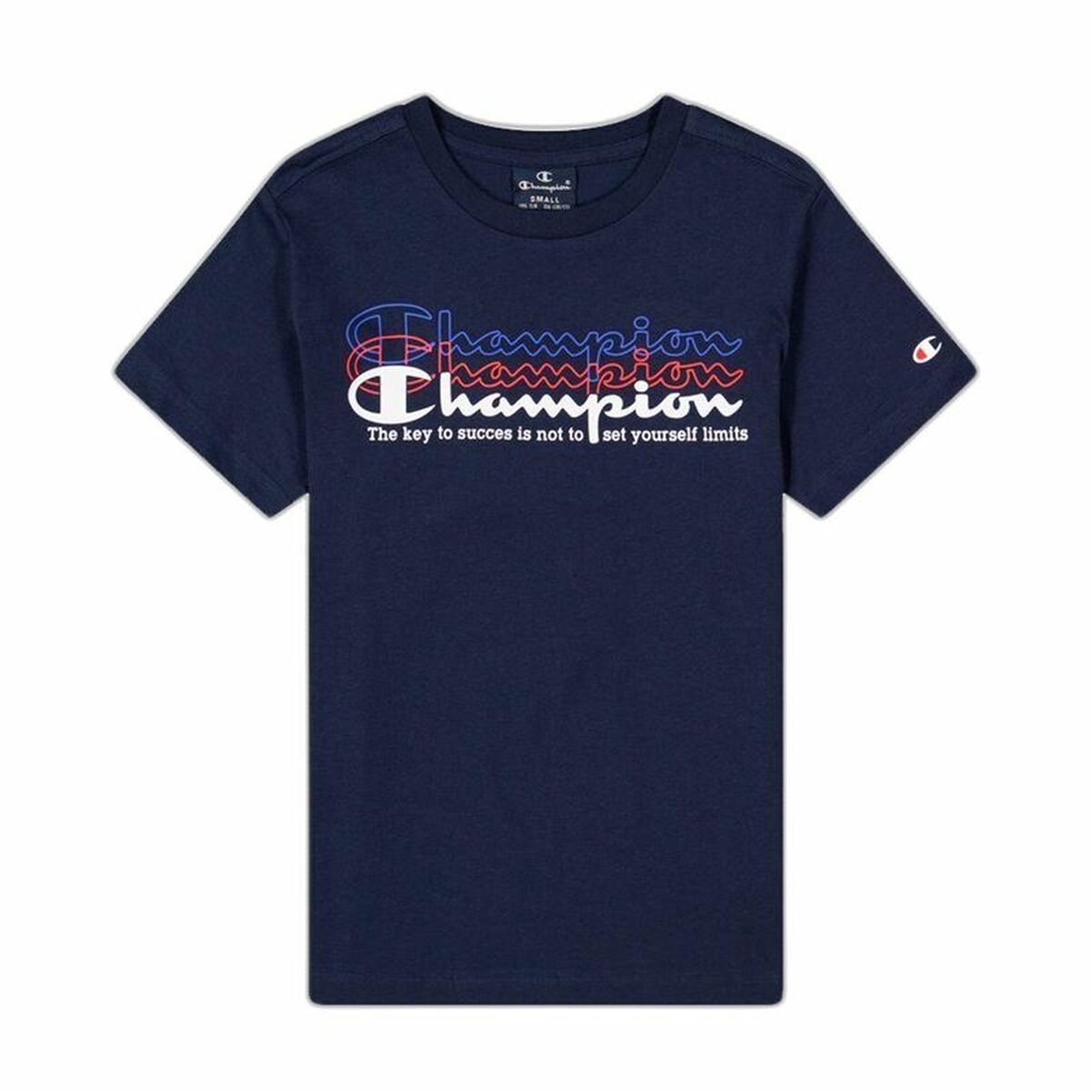 T-shirt med kortärm Barn Champion Crewneck  Blå - 2