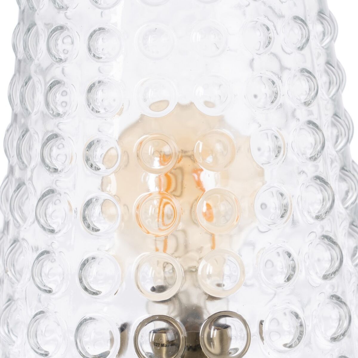 Bordslampa Gyllene Metall Glas Mässing Järn 40 W 220 V 240 V 220-240 V 17 x 17 x 26 cm - 5