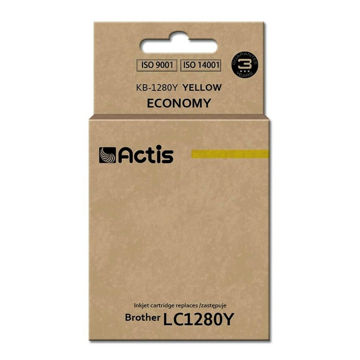 Original Bläckpatron KB-1280Y Gul Vit