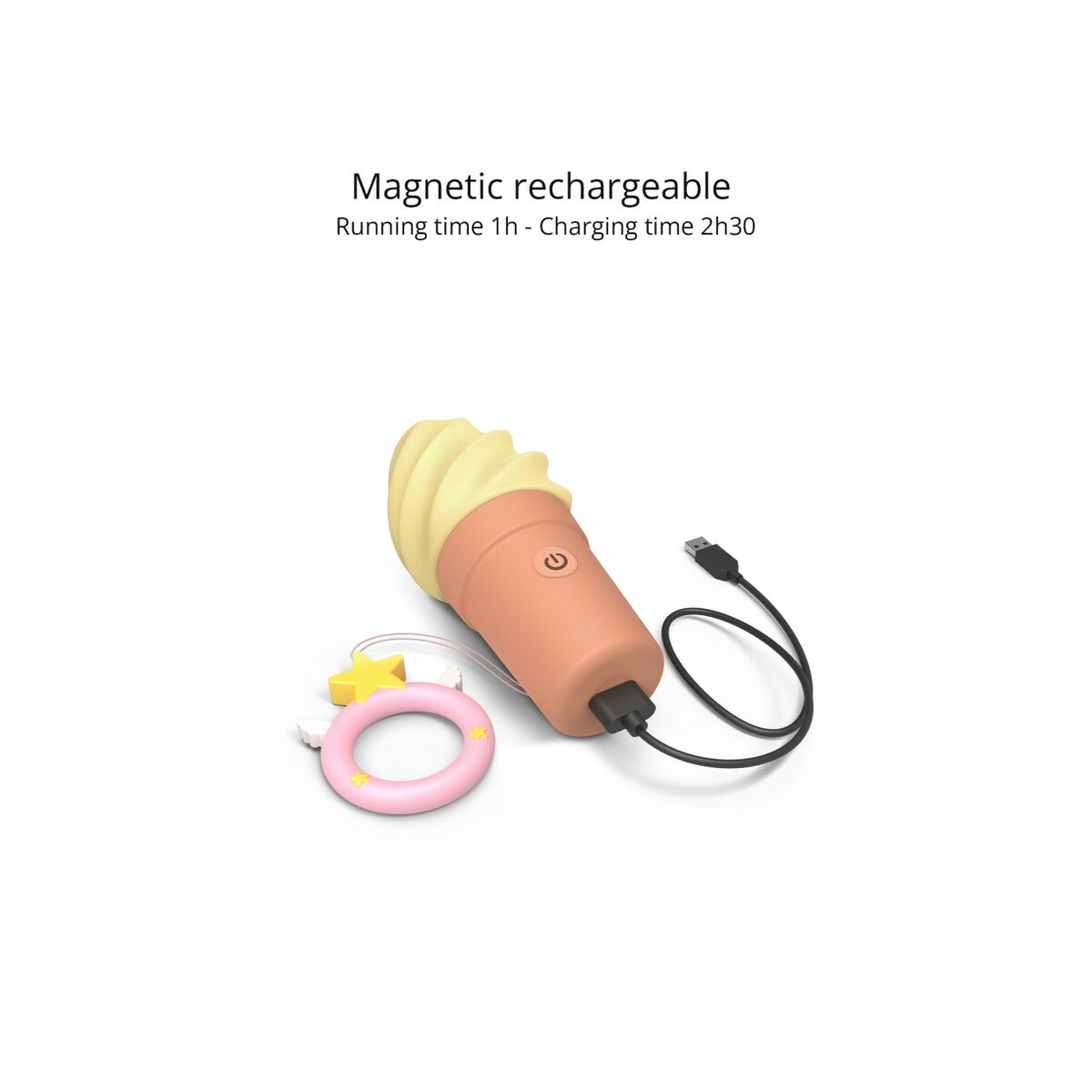 Patronvibrator Love to Love Vanilj - 5