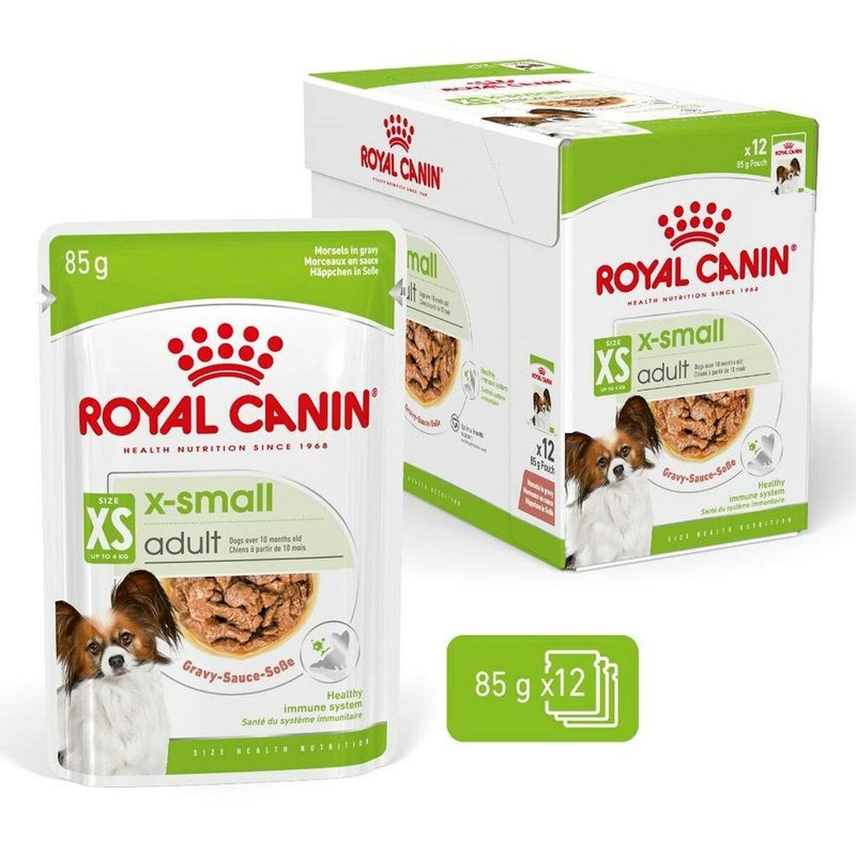 Våt mat Royal Canin Adult xs-small Kött 12 x 85 g