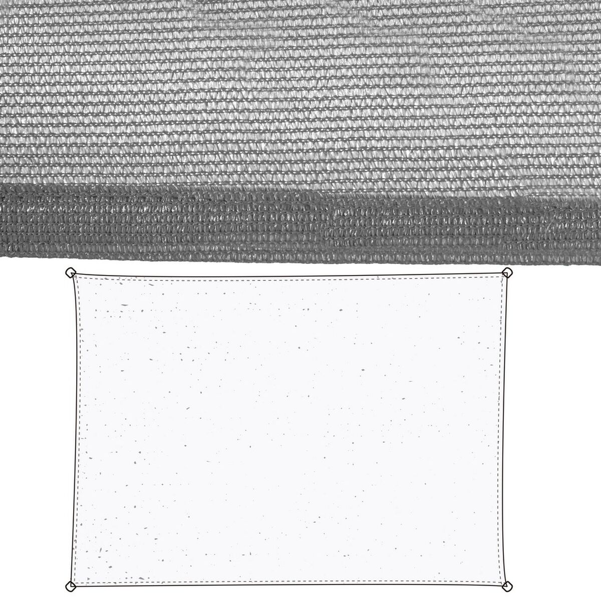 Skugga segel Vela sombreo Grå 3,5 x 5 m 90 x 180 x 0,5 cm 350 x 500 x 0,5 cm Markis - 6
