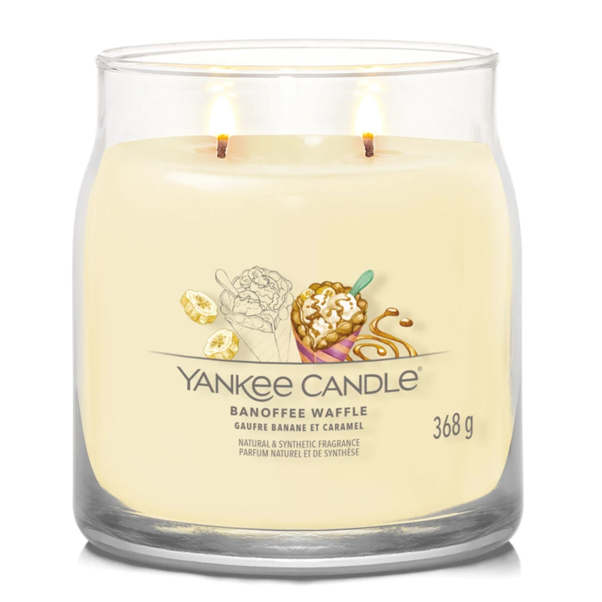 Doftljus Yankee Candle Banoffee Waffle 368 g - 3