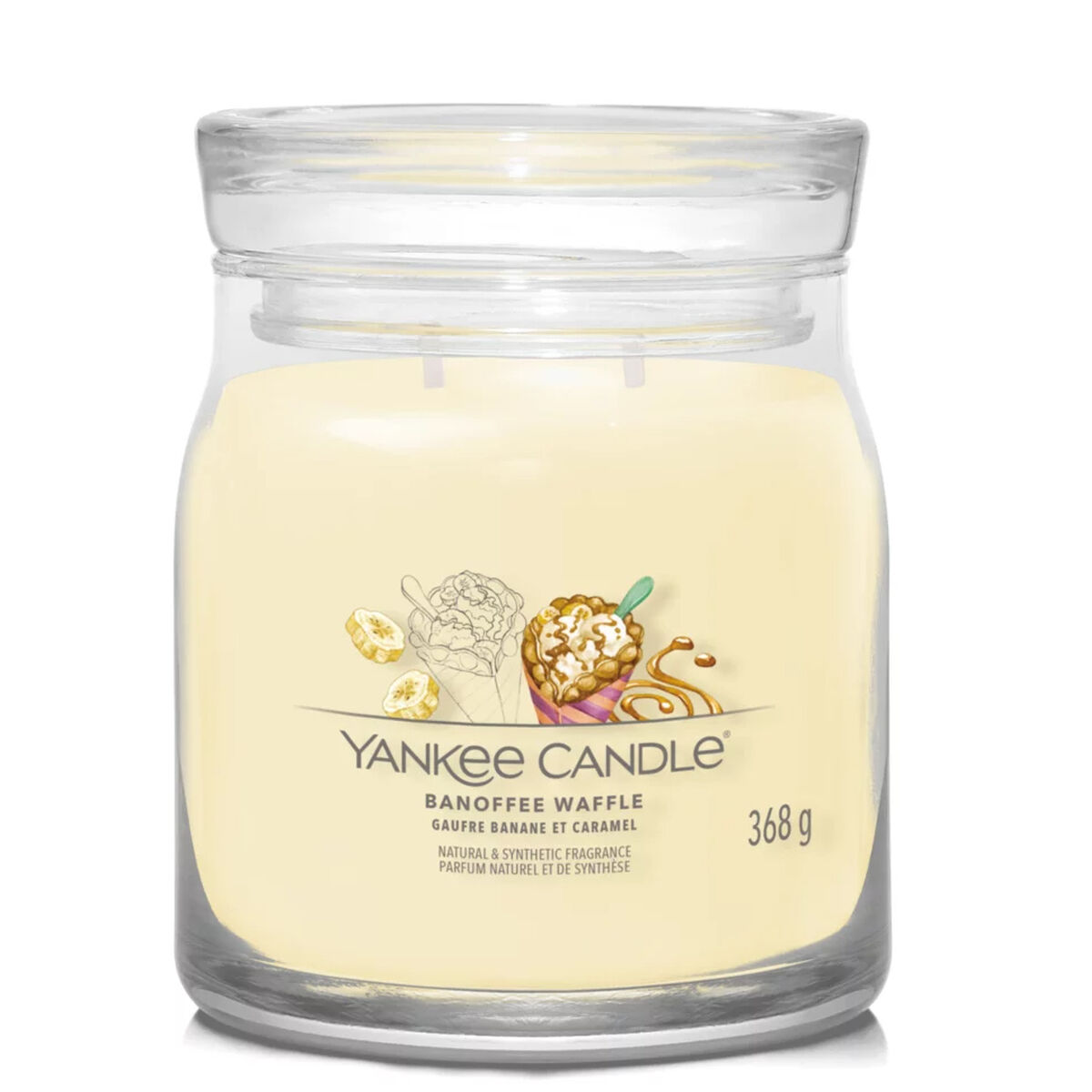 Doftljus Yankee Candle Banoffee Waffle 368 g