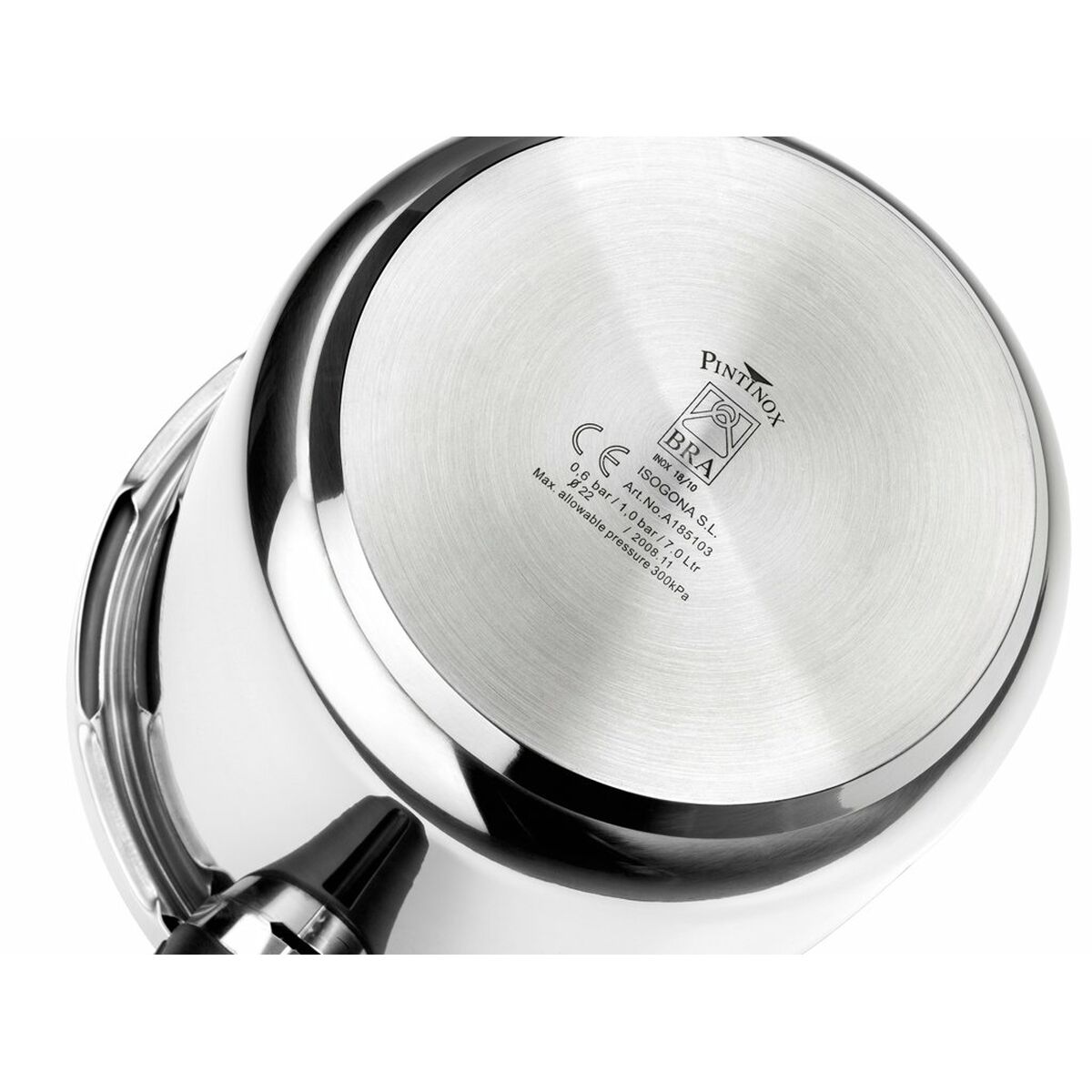 Tryckkokare BRA Braisogona_A185101 4 L Rostfritt stål Metall 4 L - 9