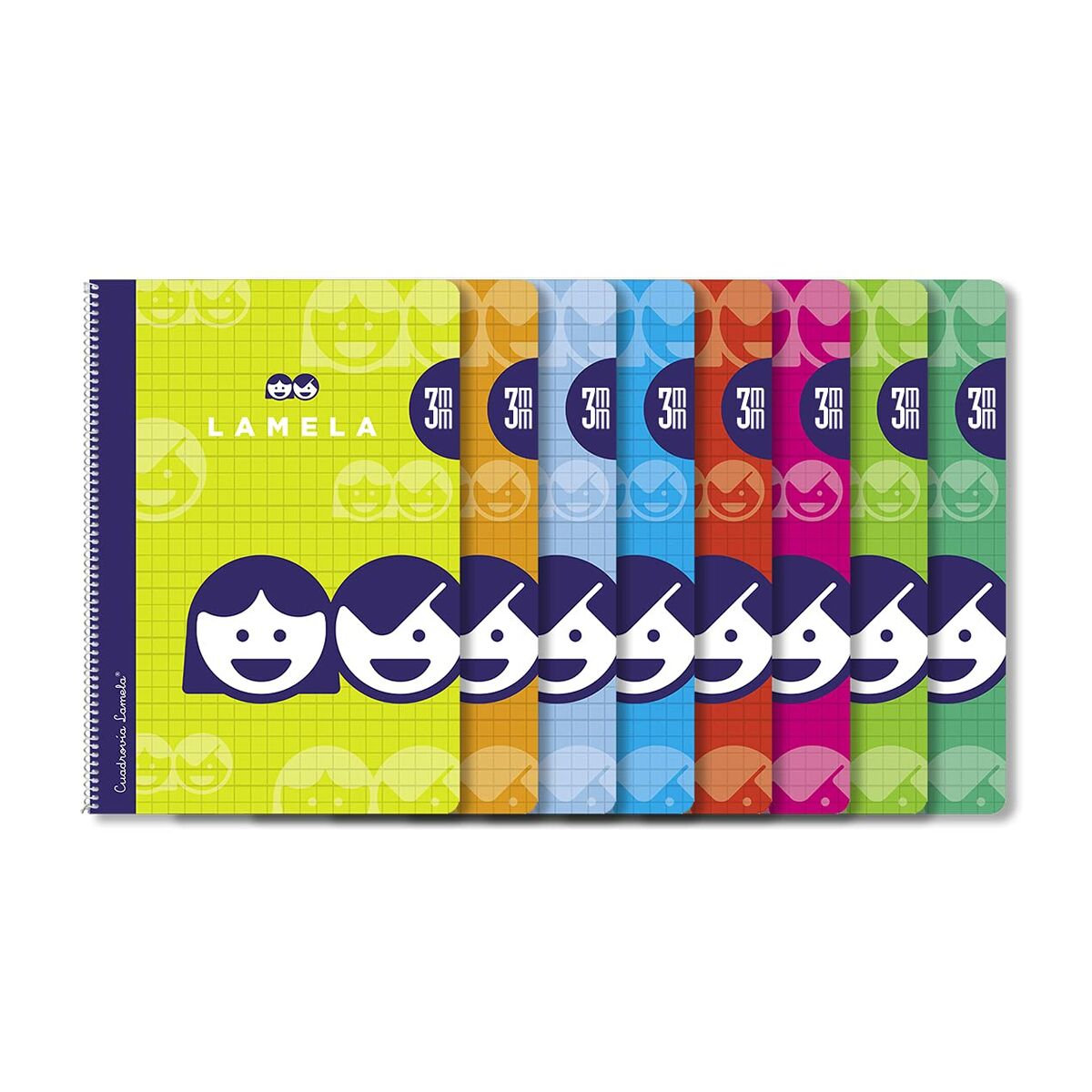 Anteckningsbok Lamela Multicolour Din A4 10 Delar 80 Blad - 2