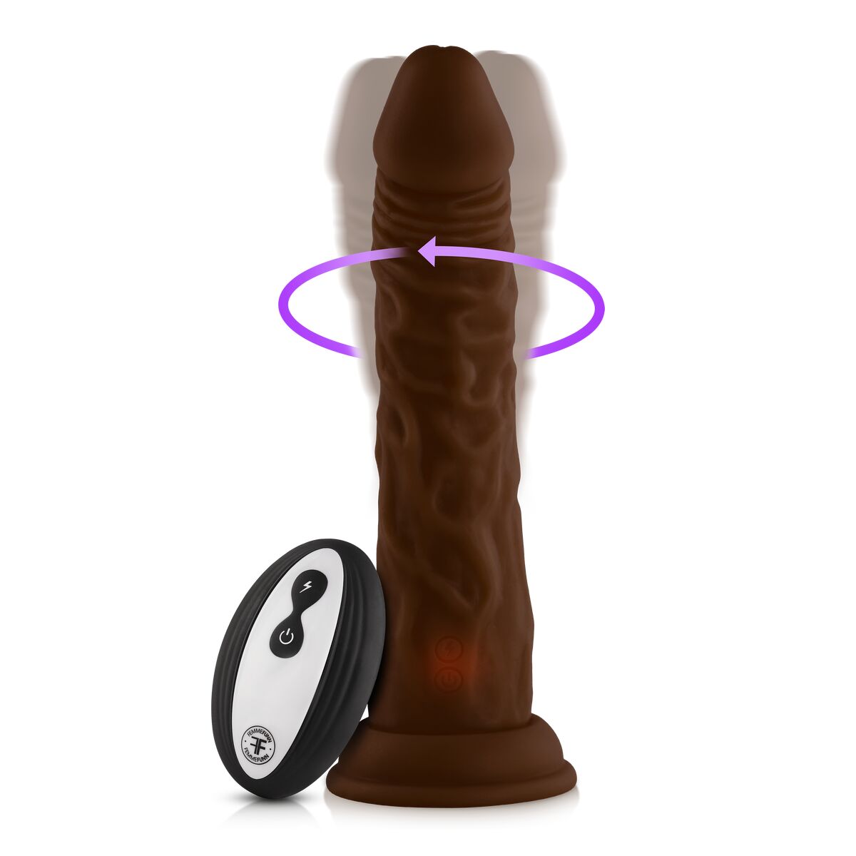 Realistisk vibrator FemmeFunn Vortex Silikon ABS Ø 4,7 cm (19,6 cm)