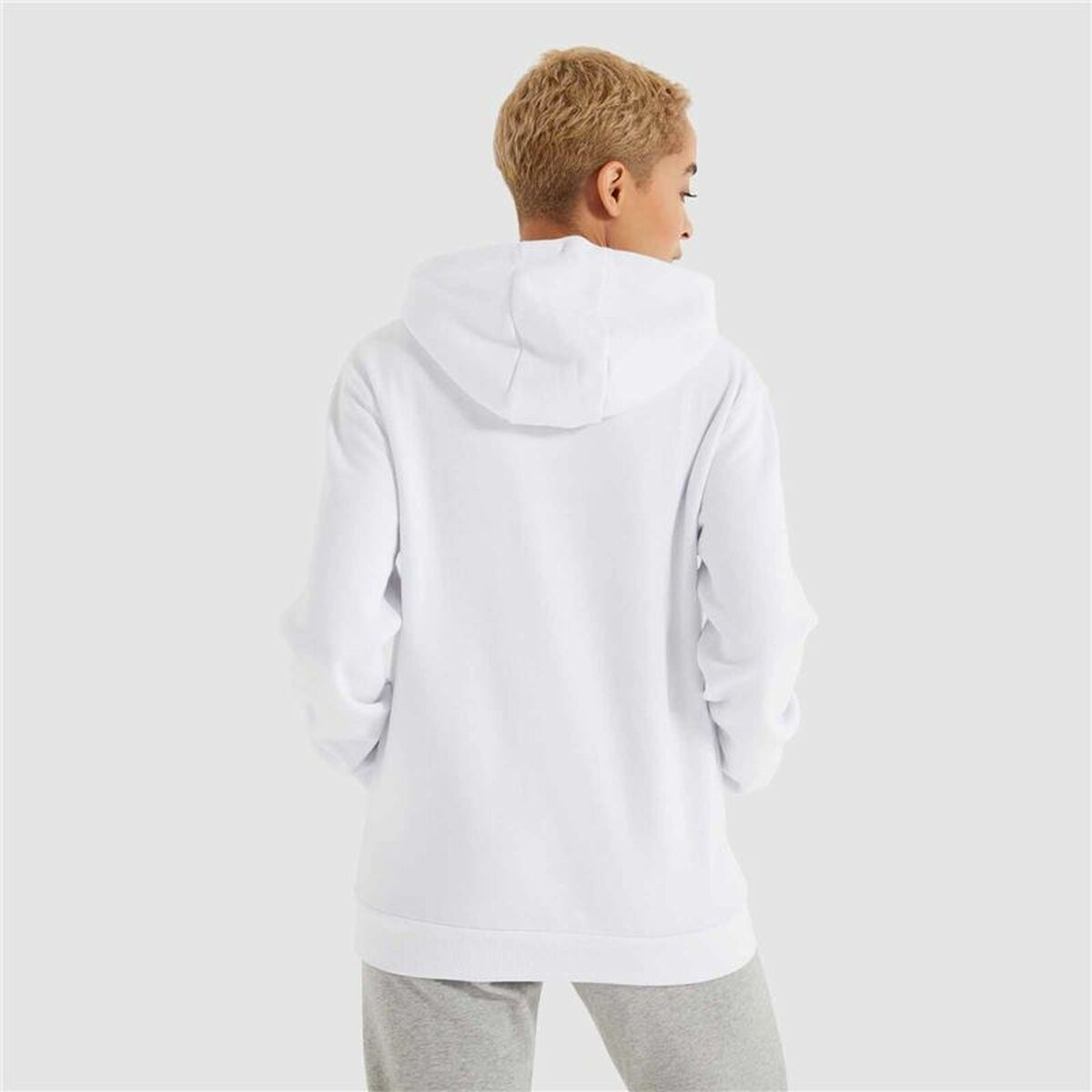 Tröja med huva Dam Ellesse Torices OH Hoody Vit - 2