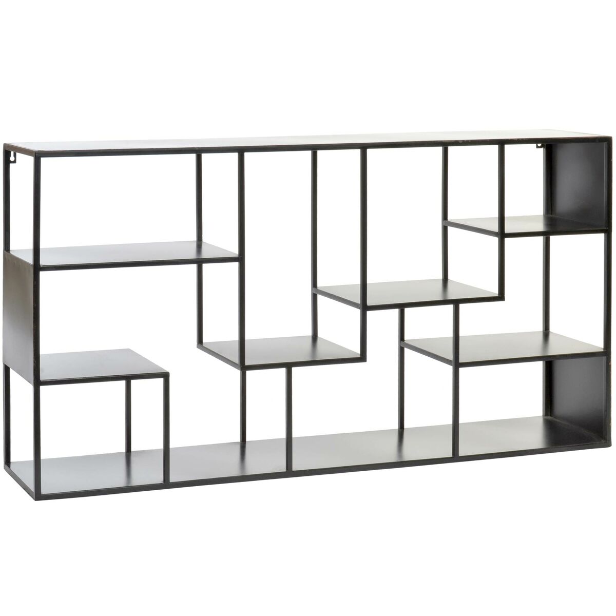 Bokhylla DKD Home Decor Svart Metall 120 x 20 x 60 cm - 3