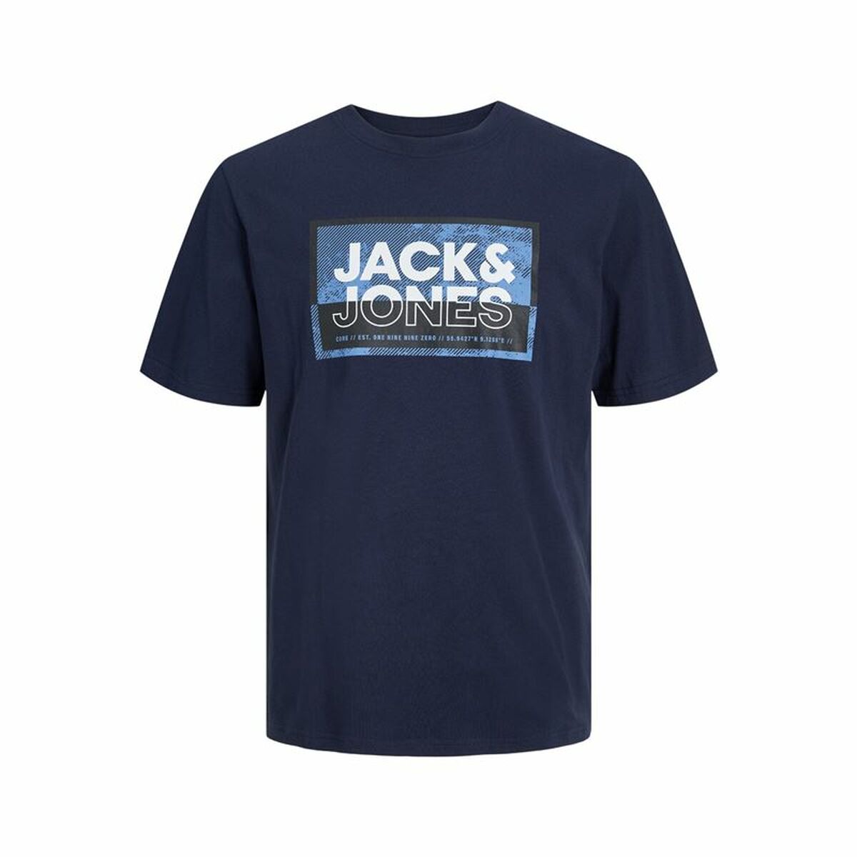 T-shirt med kortärm Herr Jack & Jones logan Blå Män - 3