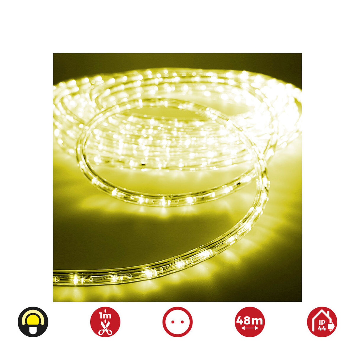 Slang LED EDM 72717 flexiLED Gul 2 håll - 2