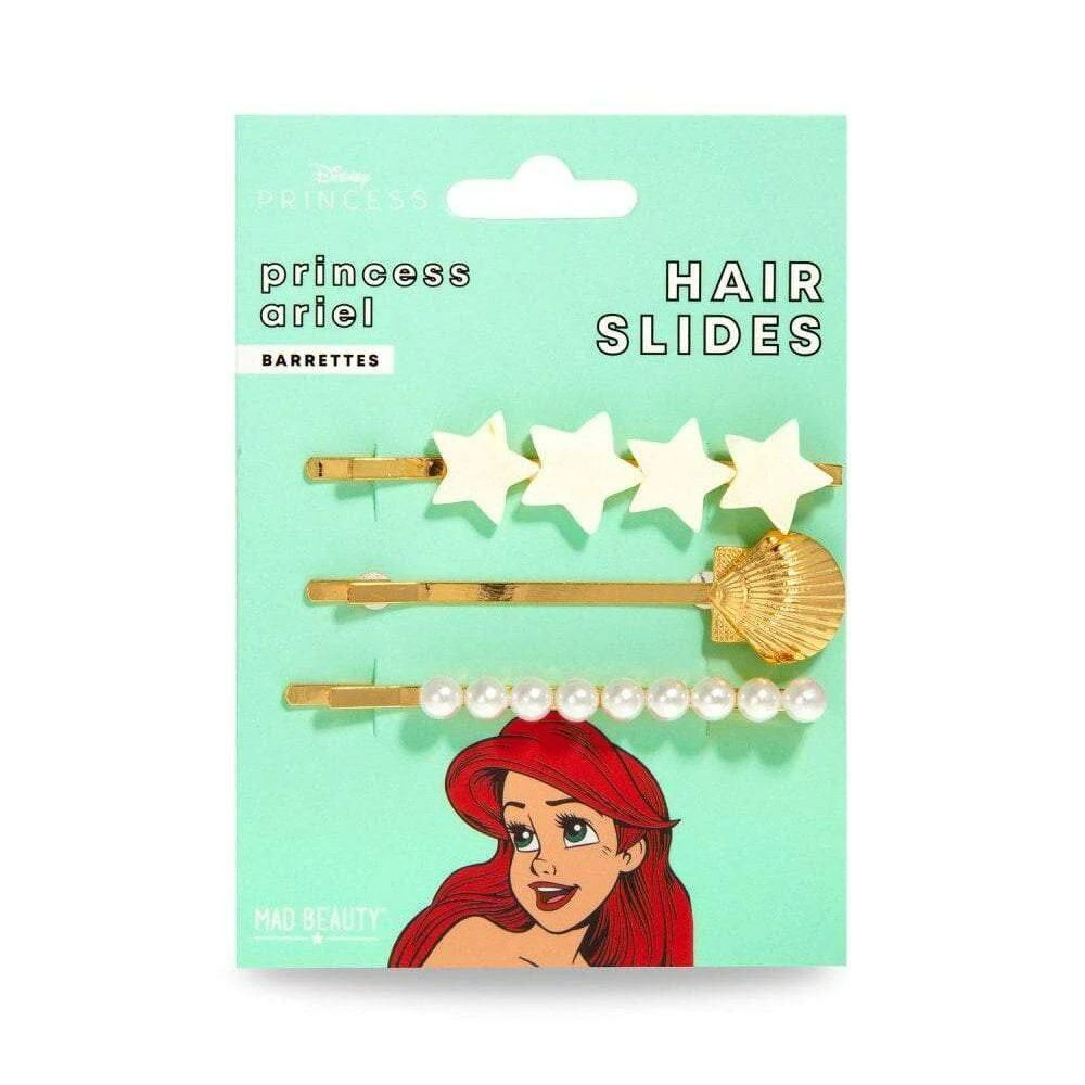Hårnål Mad Beauty Disney Princess Ariel Gyllene (3 pcs)