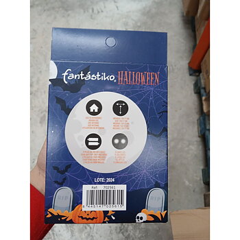 Halloweendekorationer Juinsa 19,5 x 16 cm Skalle