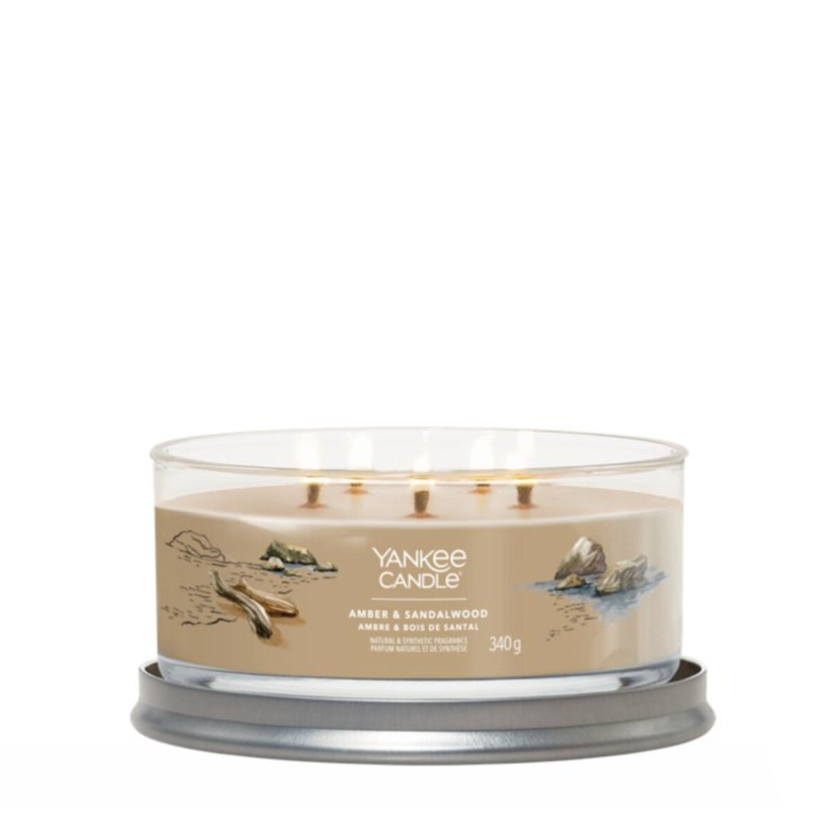 Doftljus Yankee Candle Amber & Sandalwood 340 g - 3