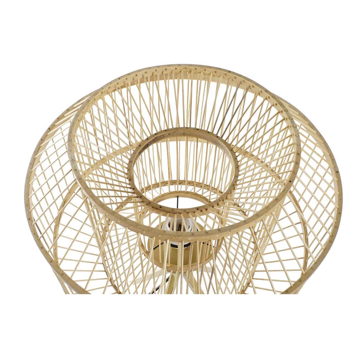 Lampskärm DKD Home Decor Naturell Bambu 40 x 40 x 28 cm - 3