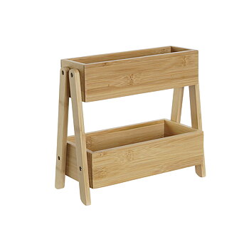 Hyllor DKD Home Decor Trä Bambu 27 x 12 x 25 cm